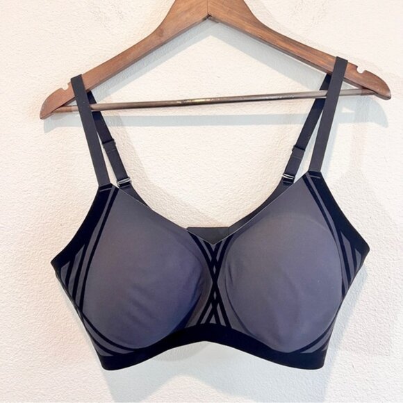 Honeylove Silhouette Bra Black Size 1X Wireless Lift Support Everyday Comfort - Picture 3 of 11